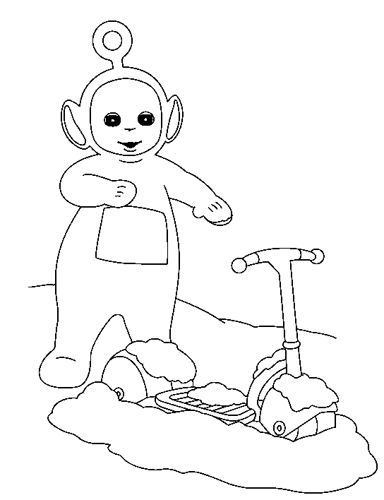 Coloring page: Teletubbies (Cartoons) #49908 - Free Printable Coloring Pages