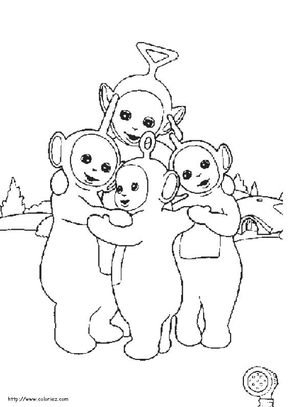 Coloring page: Teletubbies (Cartoons) #49915 - Free Printable Coloring Pages