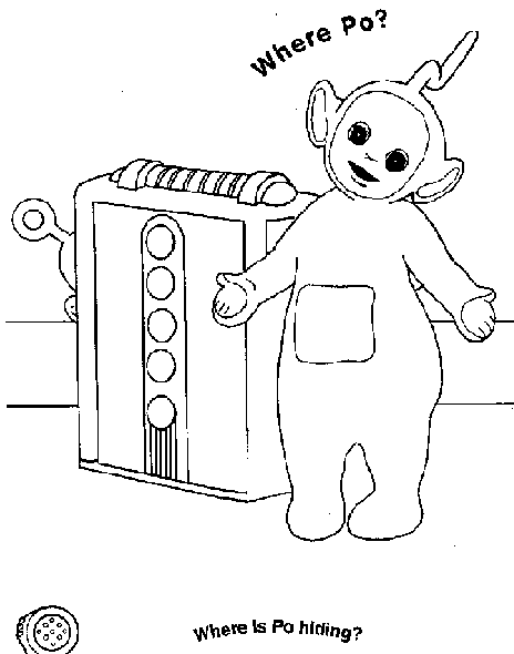 Coloring page: Teletubbies (Cartoons) #49918 - Free Printable Coloring Pages