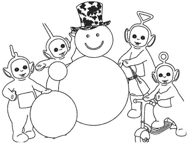 Coloring page: Teletubbies (Cartoons) #49919 - Free Printable Coloring Pages