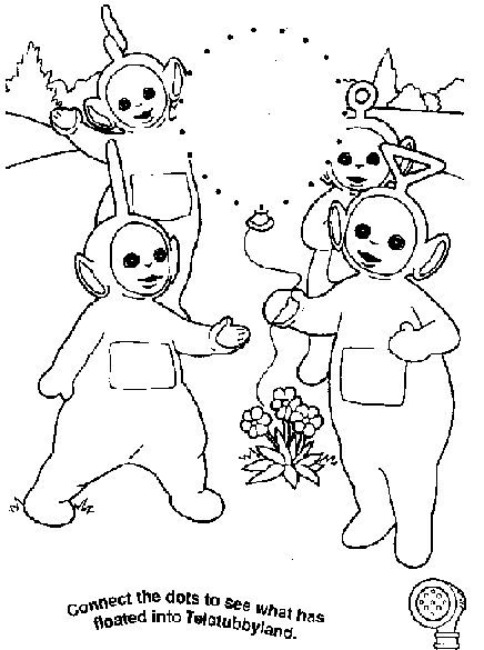 Coloring page: Teletubbies (Cartoons) #49920 - Free Printable Coloring Pages