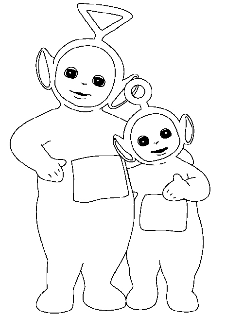 Coloring page: Teletubbies (Cartoons) #49923 - Free Printable Coloring Pages