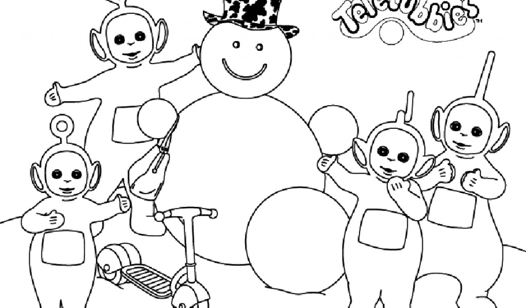 Coloring page: Teletubbies (Cartoons) #49925 - Free Printable Coloring Pages