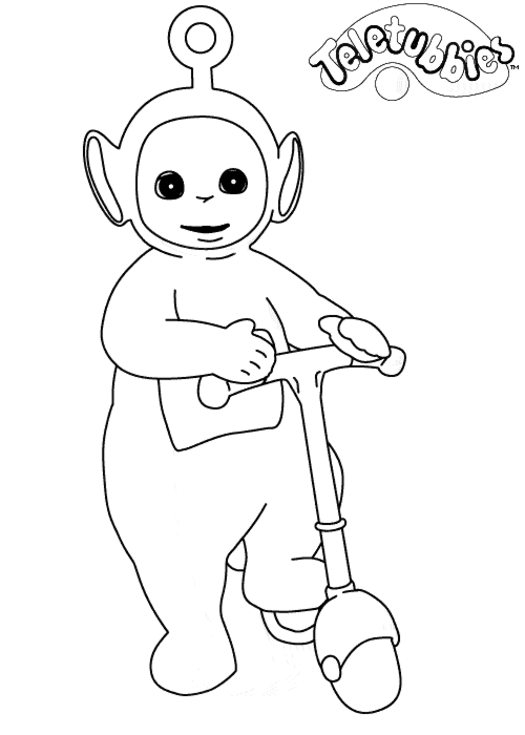 Coloring page: Teletubbies (Cartoons) #49932 - Free Printable Coloring Pages