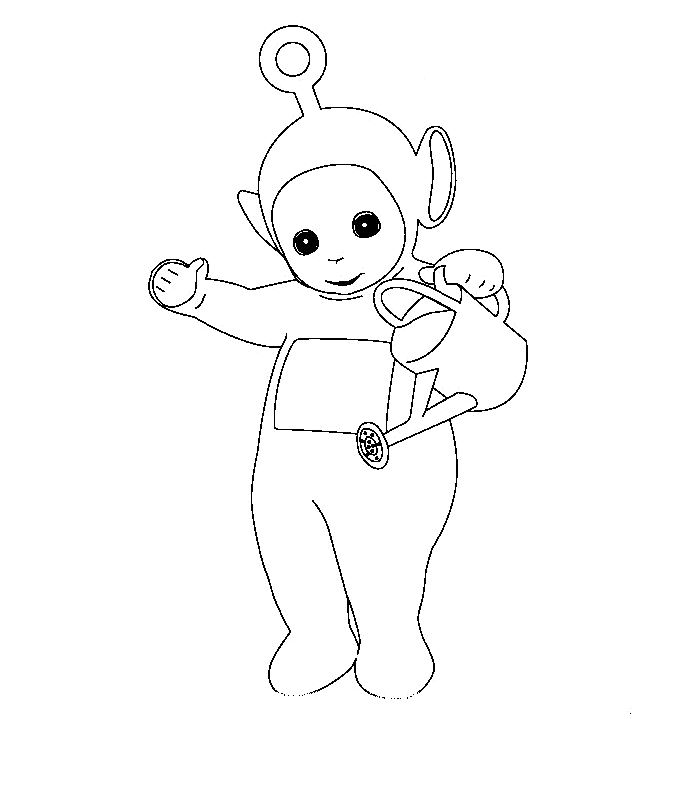 Coloring page: Teletubbies (Cartoons) #49940 - Free Printable Coloring Pages