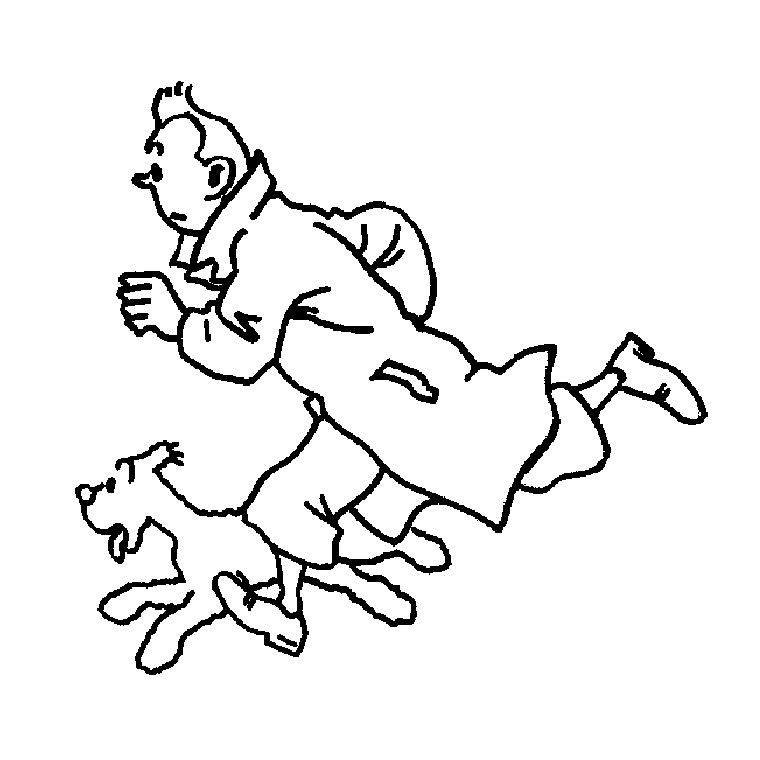 Coloring page: Tintin (Cartoons) #25729 - Free Printable Coloring Pages