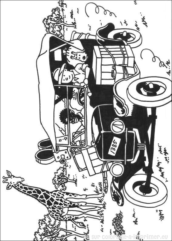 Coloring page: Tintin (Cartoons) #25735 - Free Printable Coloring Pages