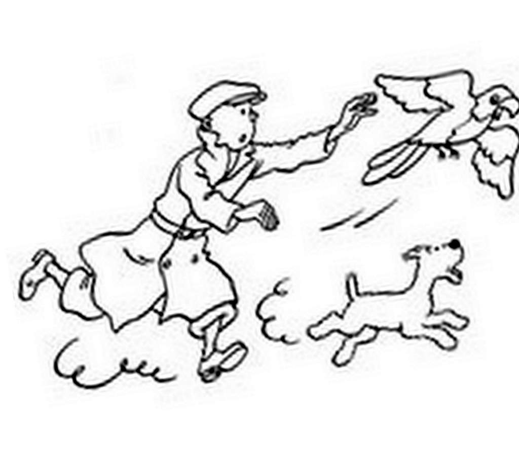 Coloring page: Tintin (Cartoons) #25752 - Free Printable Coloring Pages