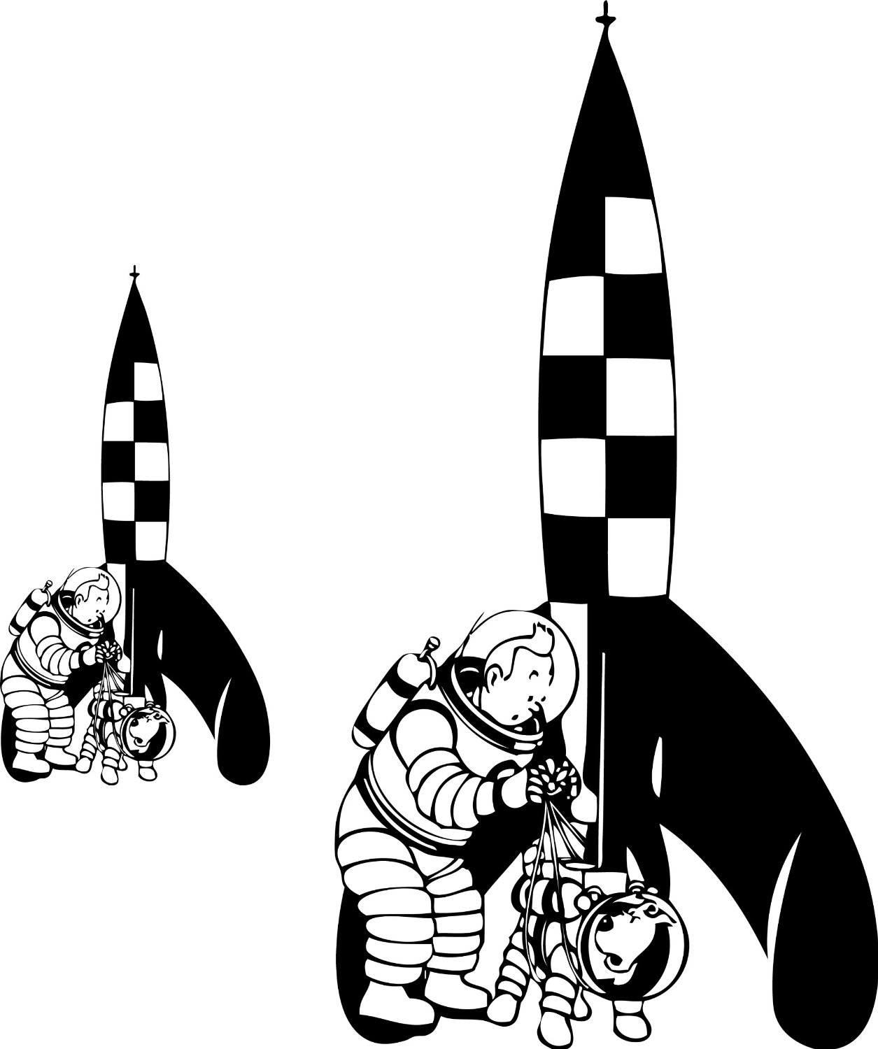 Coloring page: Tintin (Cartoons) #25786 - Free Printable Coloring Pages