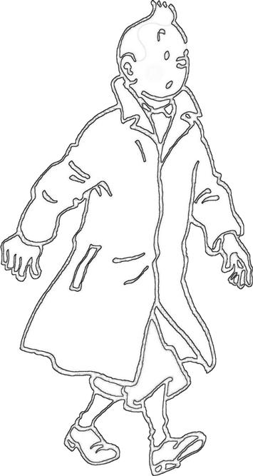 Coloring page: Tintin (Cartoons) #25796 - Free Printable Coloring Pages