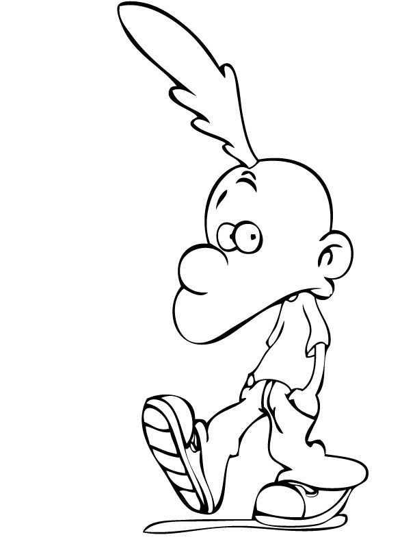 Coloring page: Titeuf (Cartoons) #33738 - Free Printable Coloring Pages