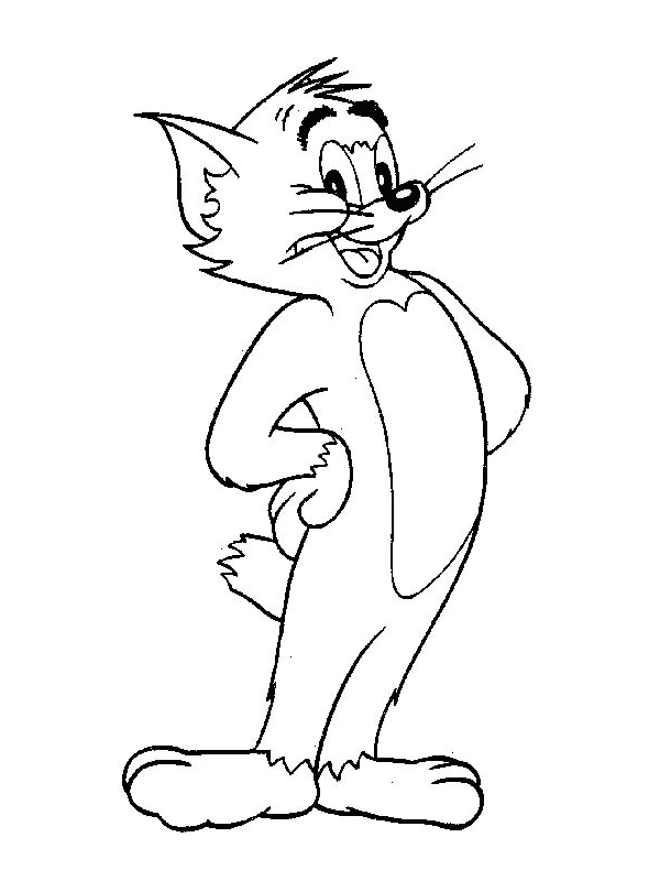 Coloring page: Tom and Jerry (Cartoons) #24185 - Free Printable Coloring Pages
