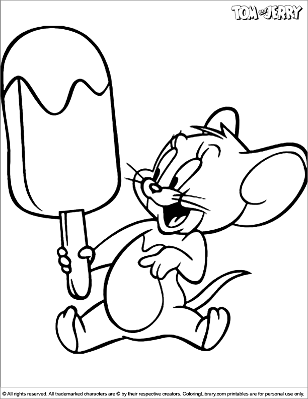 Drawing Tom and Jerry #24210 (Cartoons) – Printable coloring pages