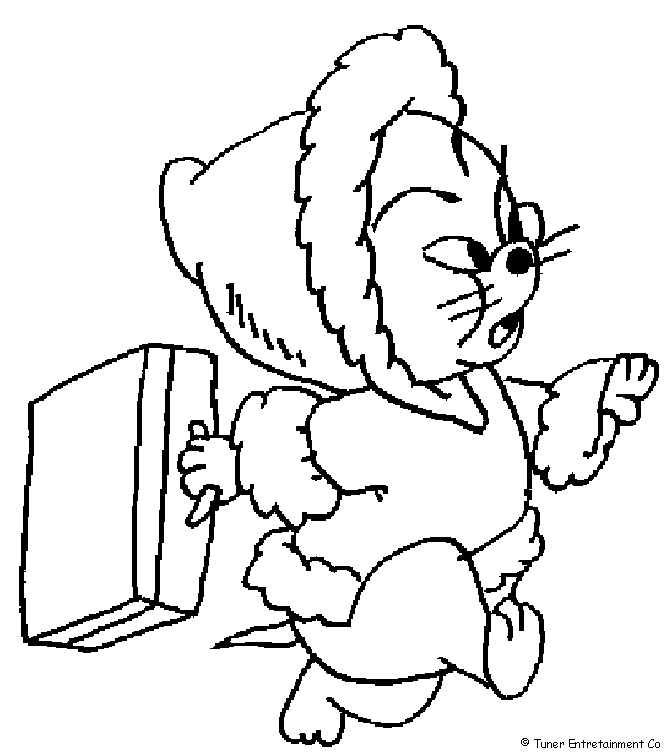 Coloring page: Tom and Jerry (Cartoons) #24246 - Free Printable Coloring Pages