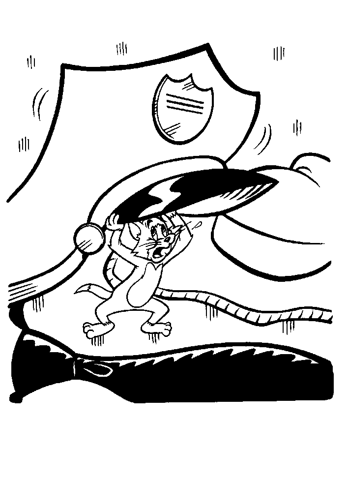 Coloring page: Tom and Jerry (Cartoons) #24264 - Free Printable Coloring Pages
