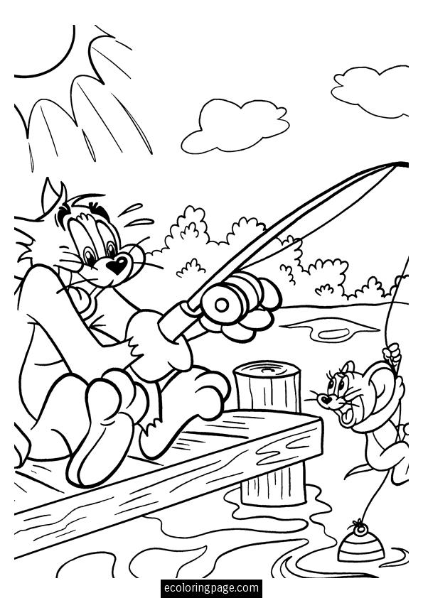 Coloring page: Tom and Jerry (Cartoons) #24316 - Free Printable Coloring Pages