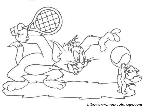 Coloring page: Tom and Jerry (Cartoons) #24341 - Free Printable Coloring Pages
