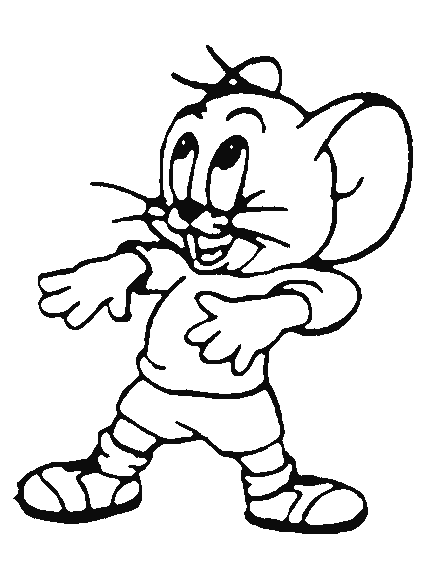 Coloring page: Tom and Jerry (Cartoons) #24359 - Free Printable Coloring Pages