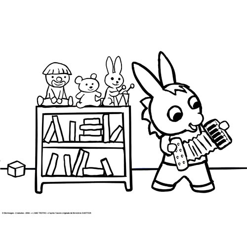 Coloring page: Trotro (Cartoons) #33950 - Free Printable Coloring Pages