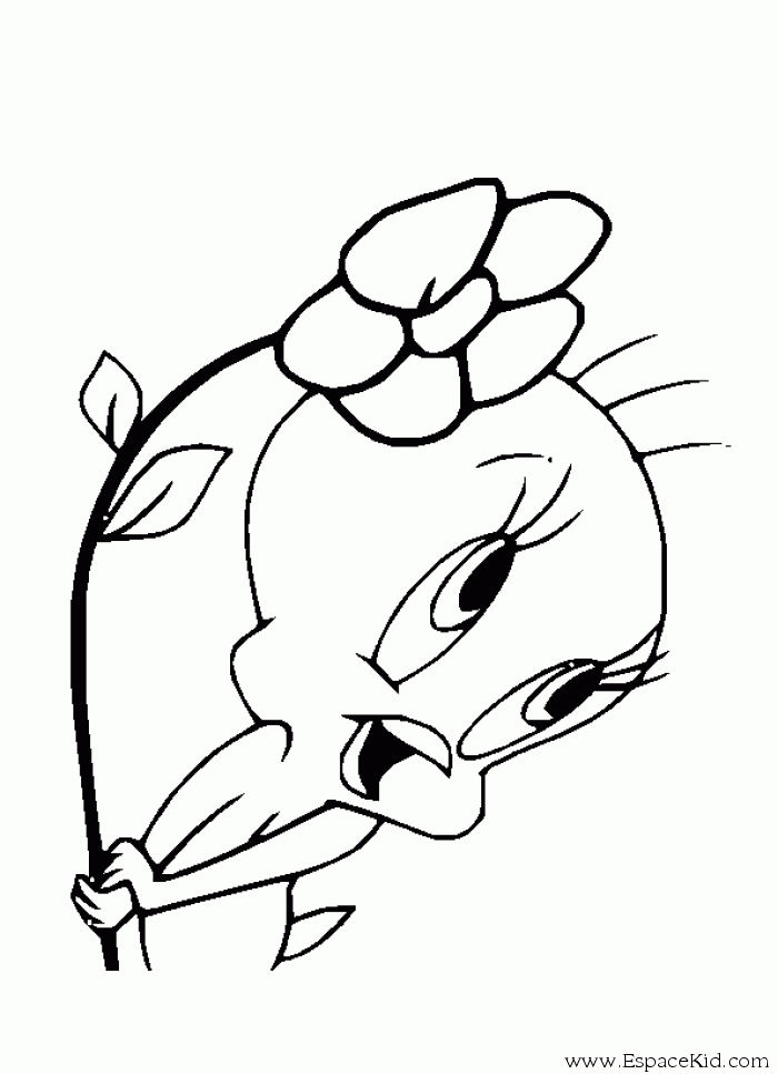 Coloring page: Tweety and Sylvester (Cartoons) #29224 - Free Printable Coloring Pages