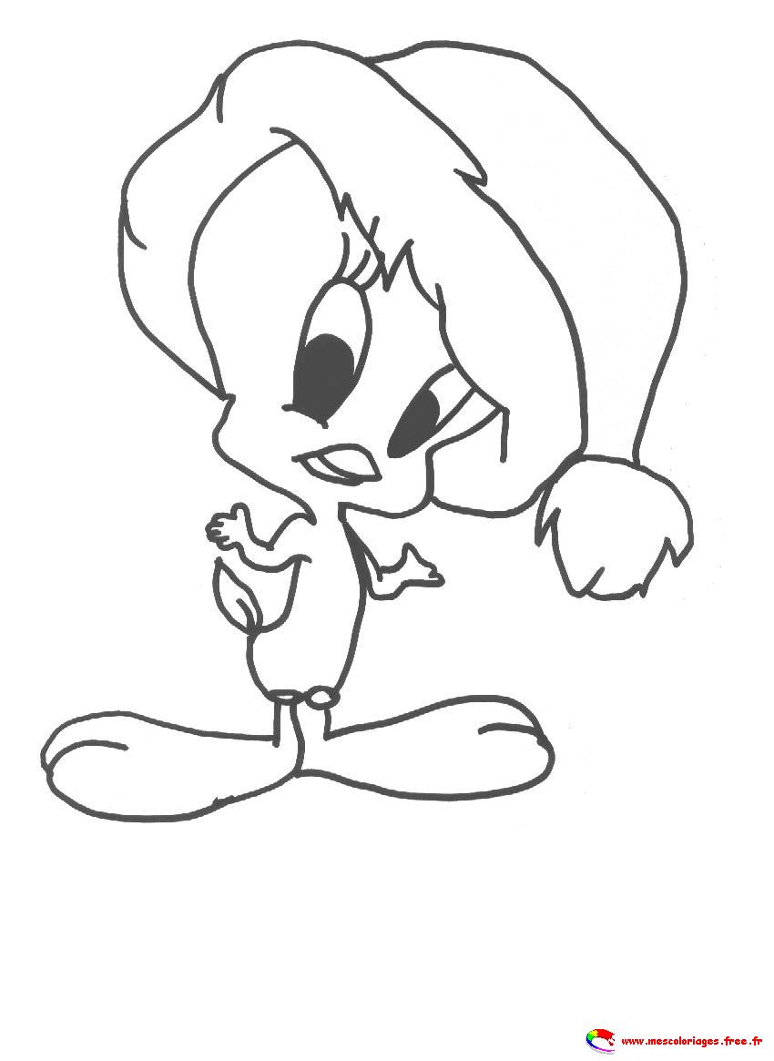 Coloring page: Tweety and Sylvester (Cartoons) #29246 - Free Printable Coloring Pages