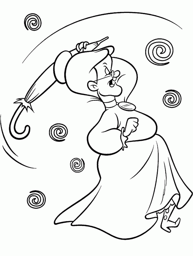 Coloring page: Tweety and Sylvester (Cartoons) #29445 - Free Printable Coloring Pages