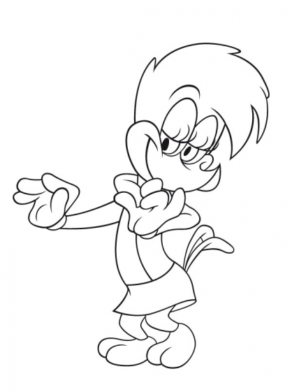 Coloring page: Woody Woodpecker (Cartoons) #28424 - Free Printable Coloring Pages
