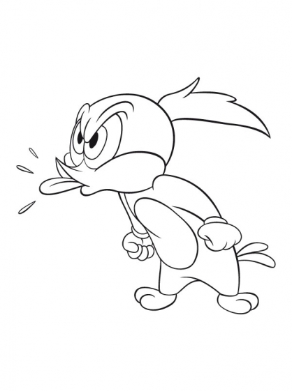 Coloring page: Woody Woodpecker (Cartoons) #28430 - Free Printable Coloring Pages