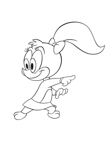 Coloring page: Woody Woodpecker (Cartoons) #28439 - Free Printable Coloring Pages