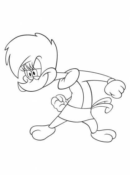 Coloring page: Woody Woodpecker (Cartoons) #28469 - Free Printable Coloring Pages