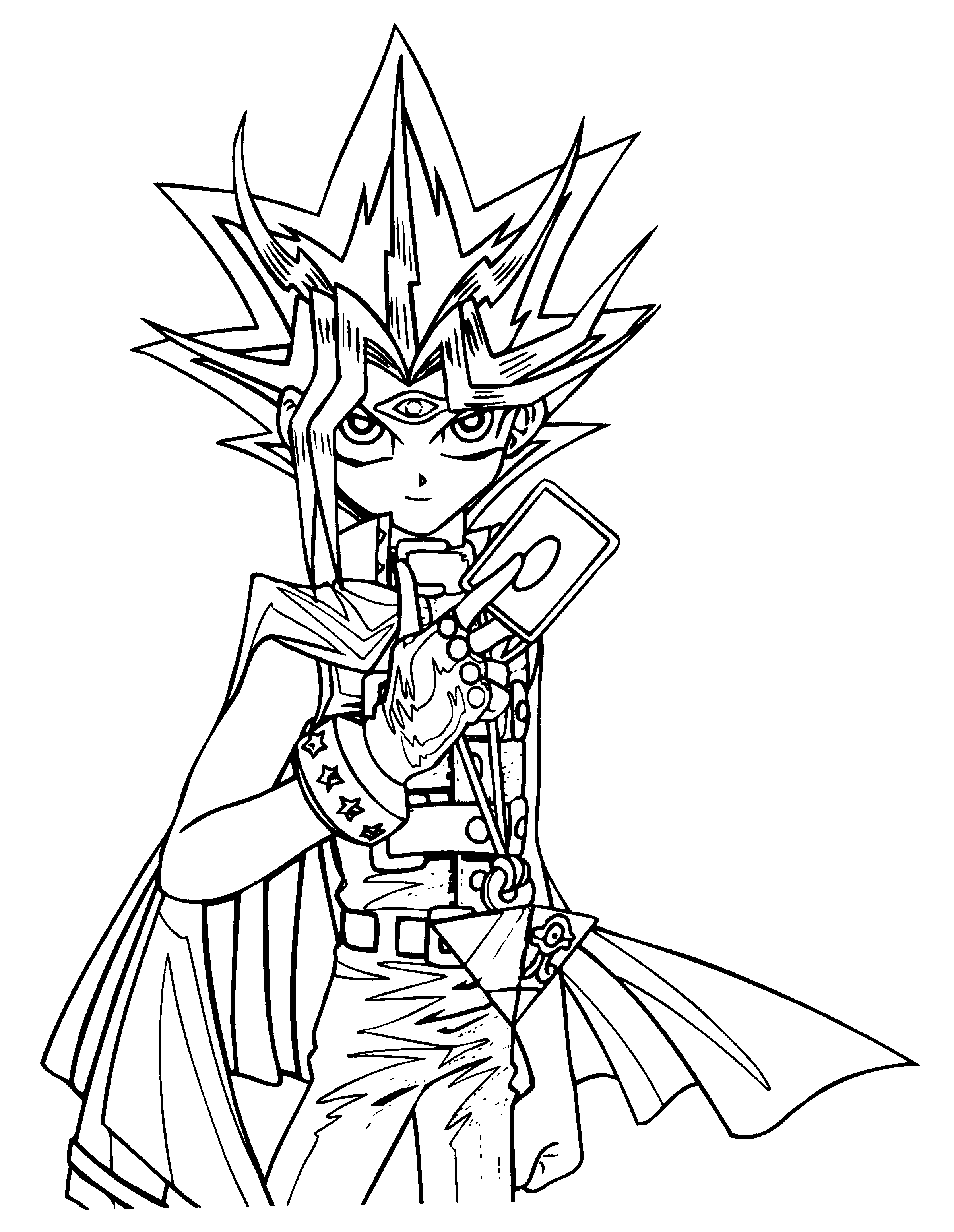 Coloring page: Yu-Gi-Oh! (Cartoons) #52965 - Free Printable Coloring Pages