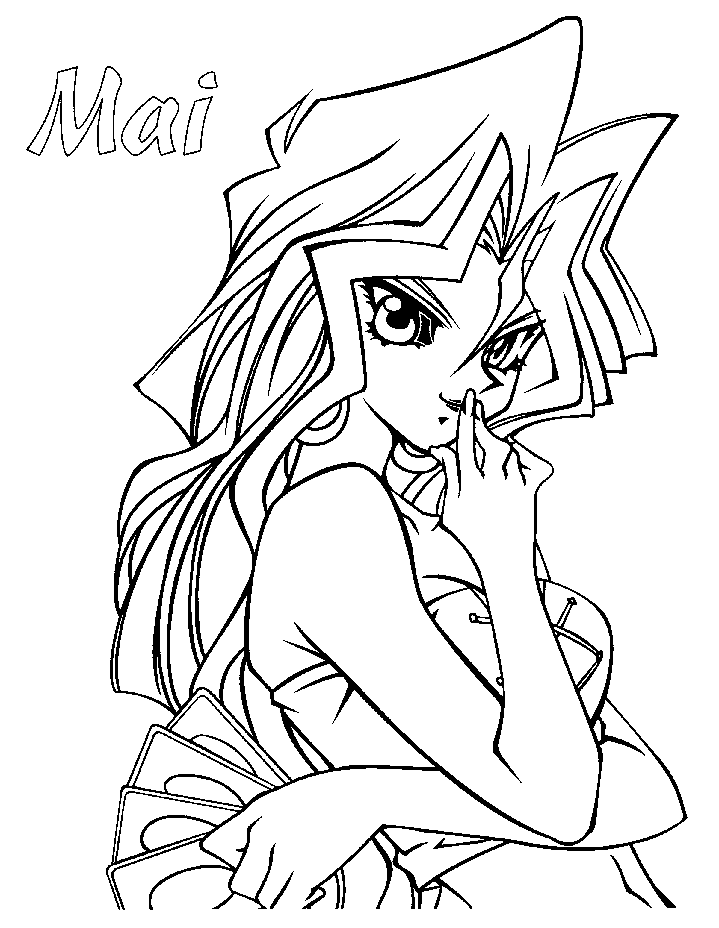 Coloring page: Yu-Gi-Oh! (Cartoons) #52967 - Free Printable Coloring Pages