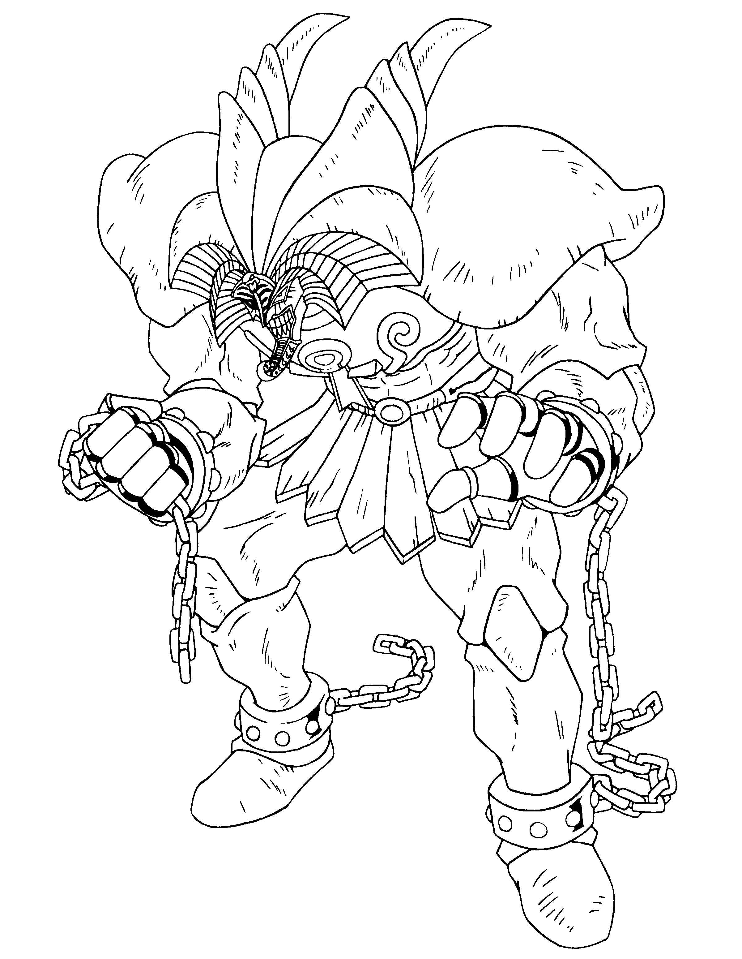Coloring page: Yu-Gi-Oh! (Cartoons) #52972 - Free Printable Coloring Pages