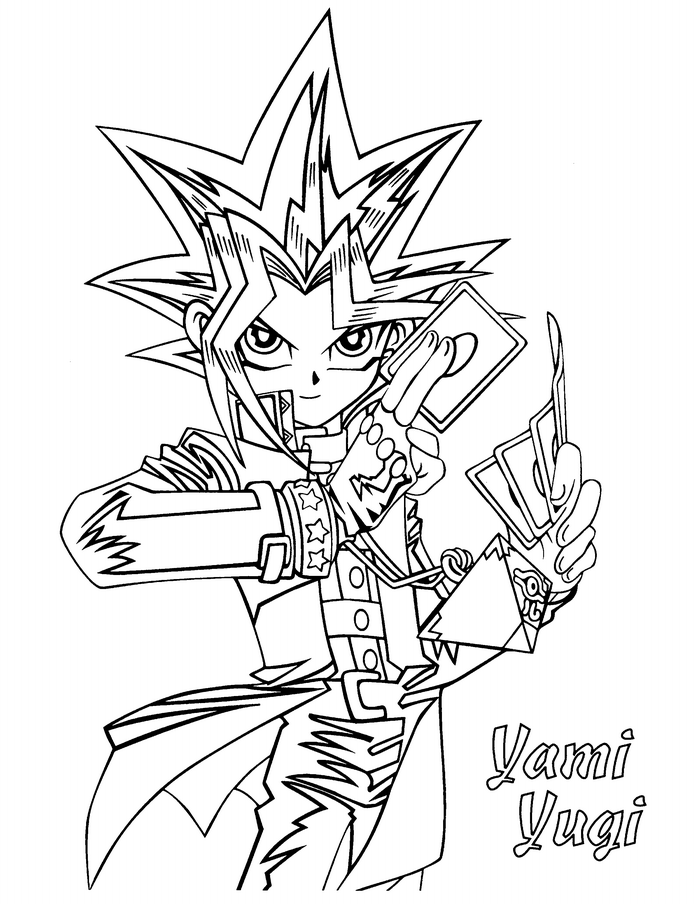 Coloring page: Yu-Gi-Oh! (Cartoons) #52980 - Free Printable Coloring Pages