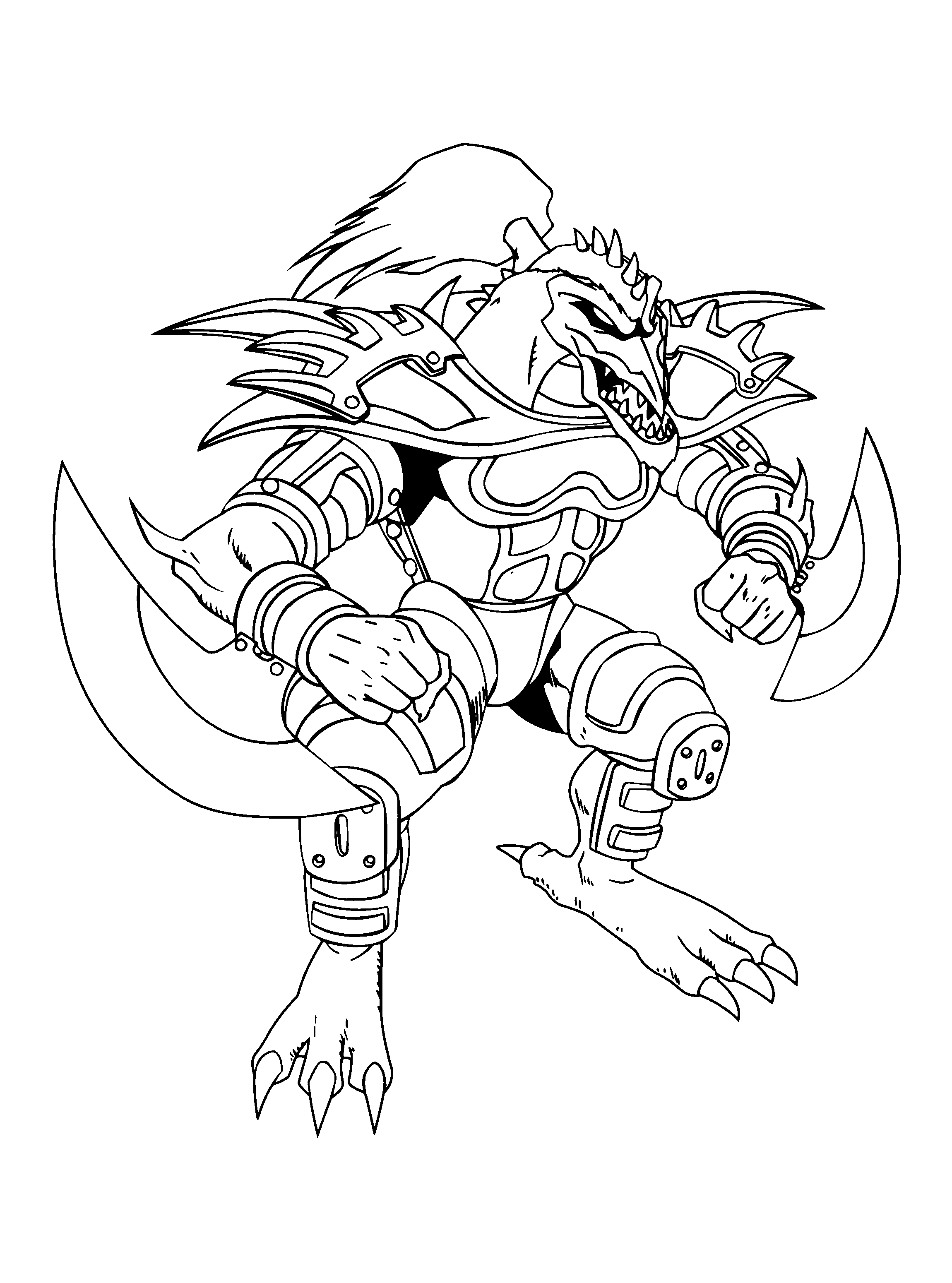 Coloring page: Yu-Gi-Oh! (Cartoons) #52985 - Free Printable Coloring Pages