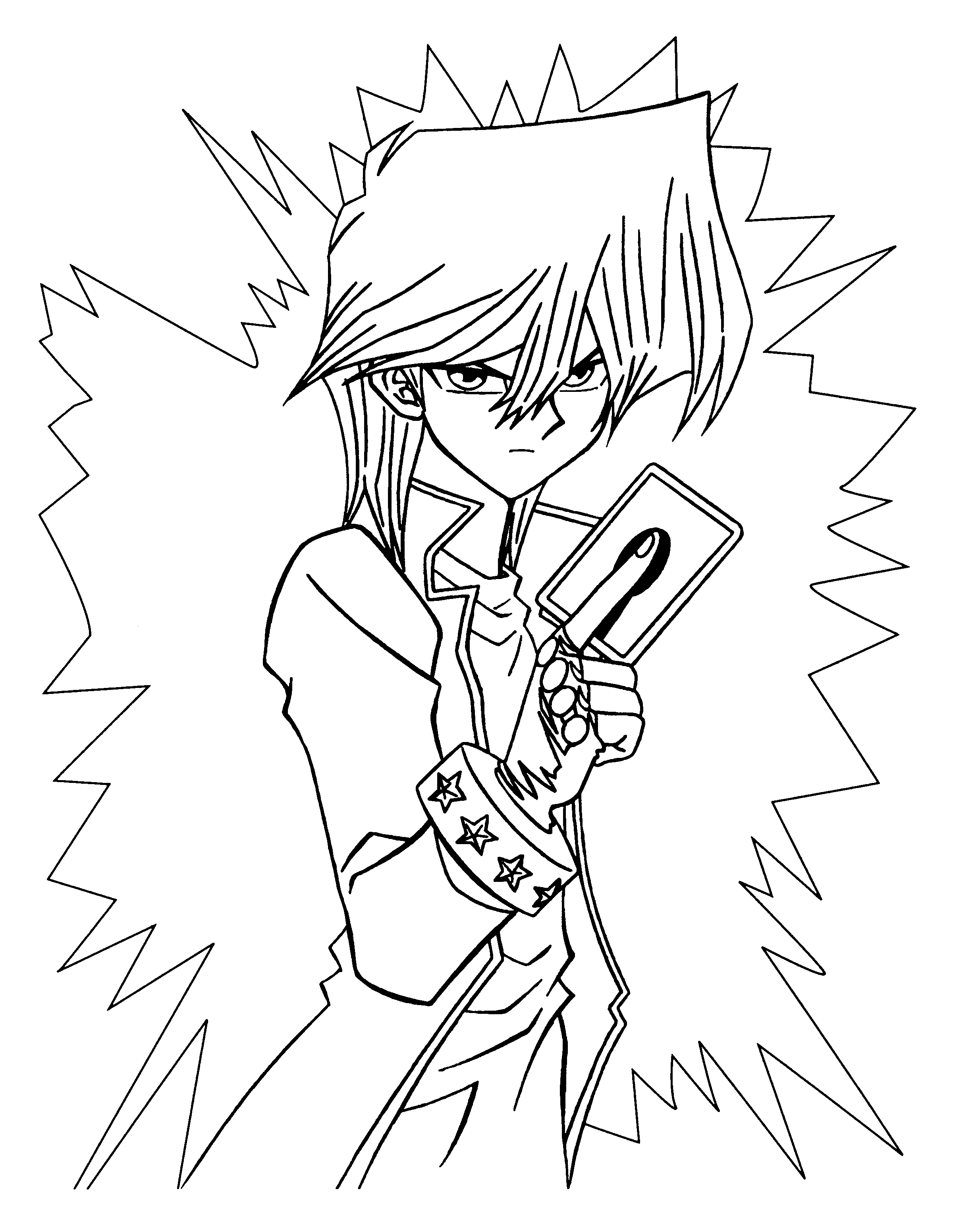 Coloring page: Yu-Gi-Oh! (Cartoons) #53022 - Free Printable Coloring Pages