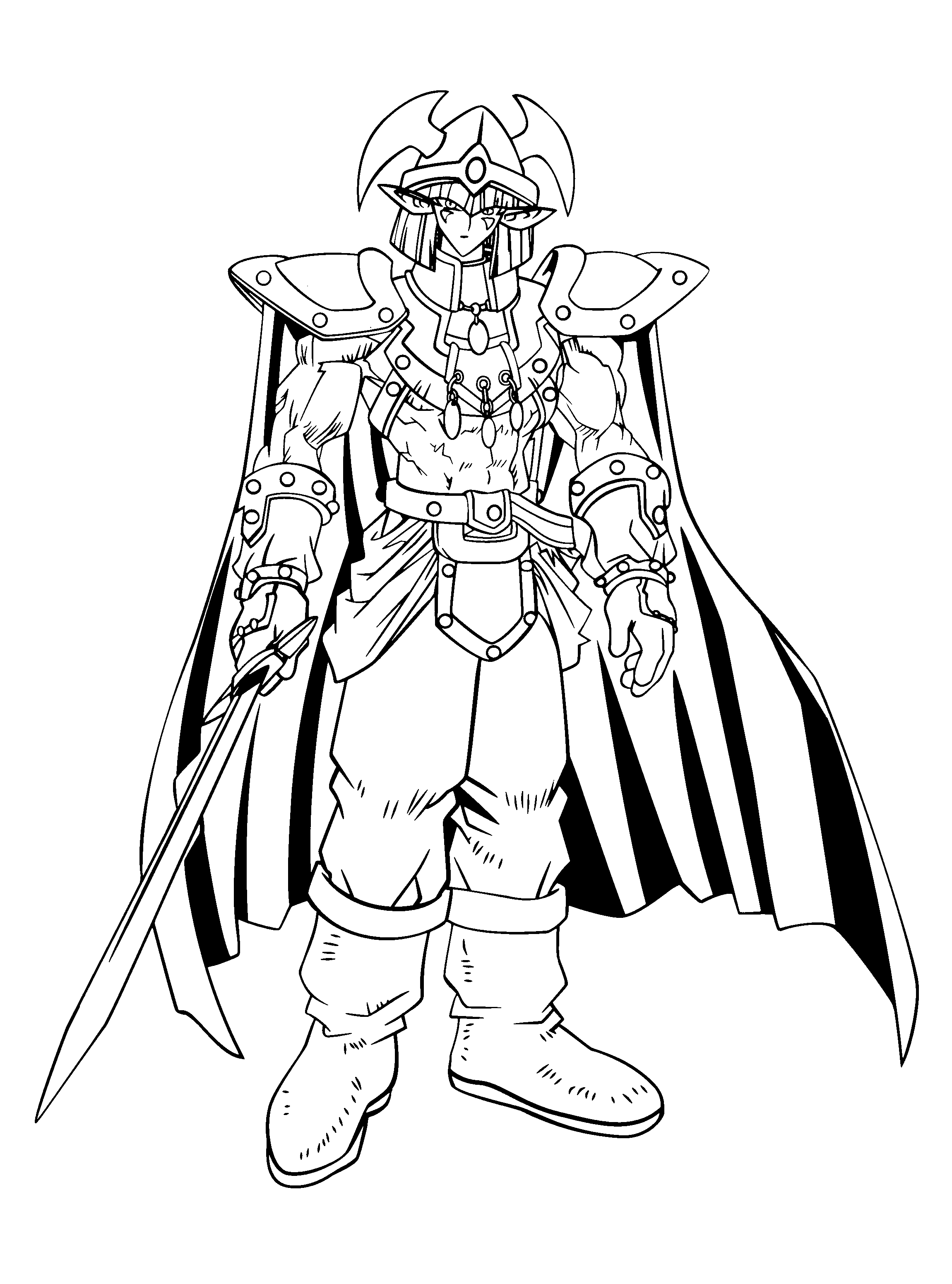 Coloring page: Yu-Gi-Oh! (Cartoons) #53023 - Free Printable Coloring Pages