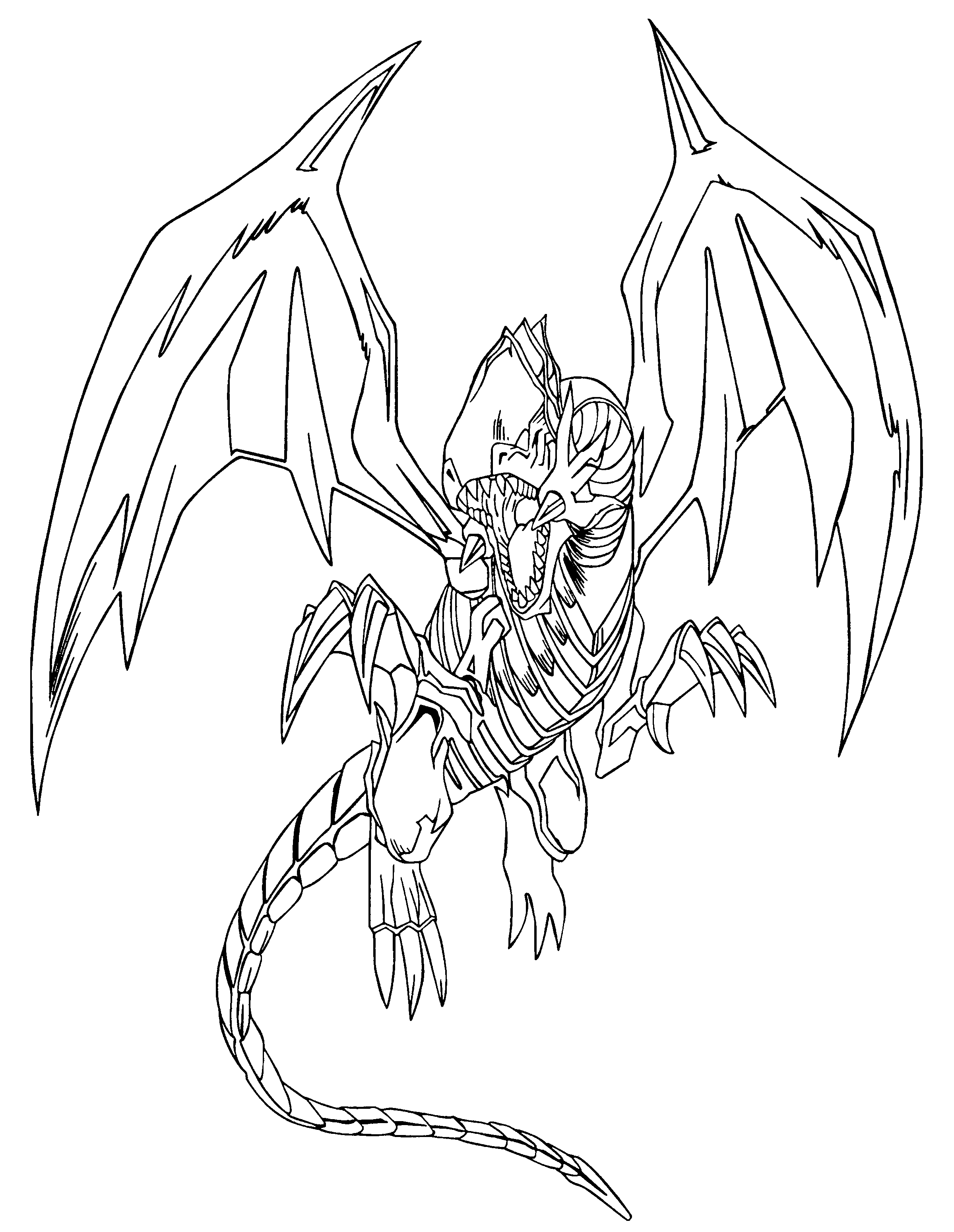 Coloring page: Yu-Gi-Oh! (Cartoons) #53024 - Free Printable Coloring Pages