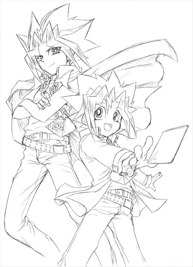 Coloring page: Yu-Gi-Oh! (Cartoons) #53028 - Free Printable Coloring Pages