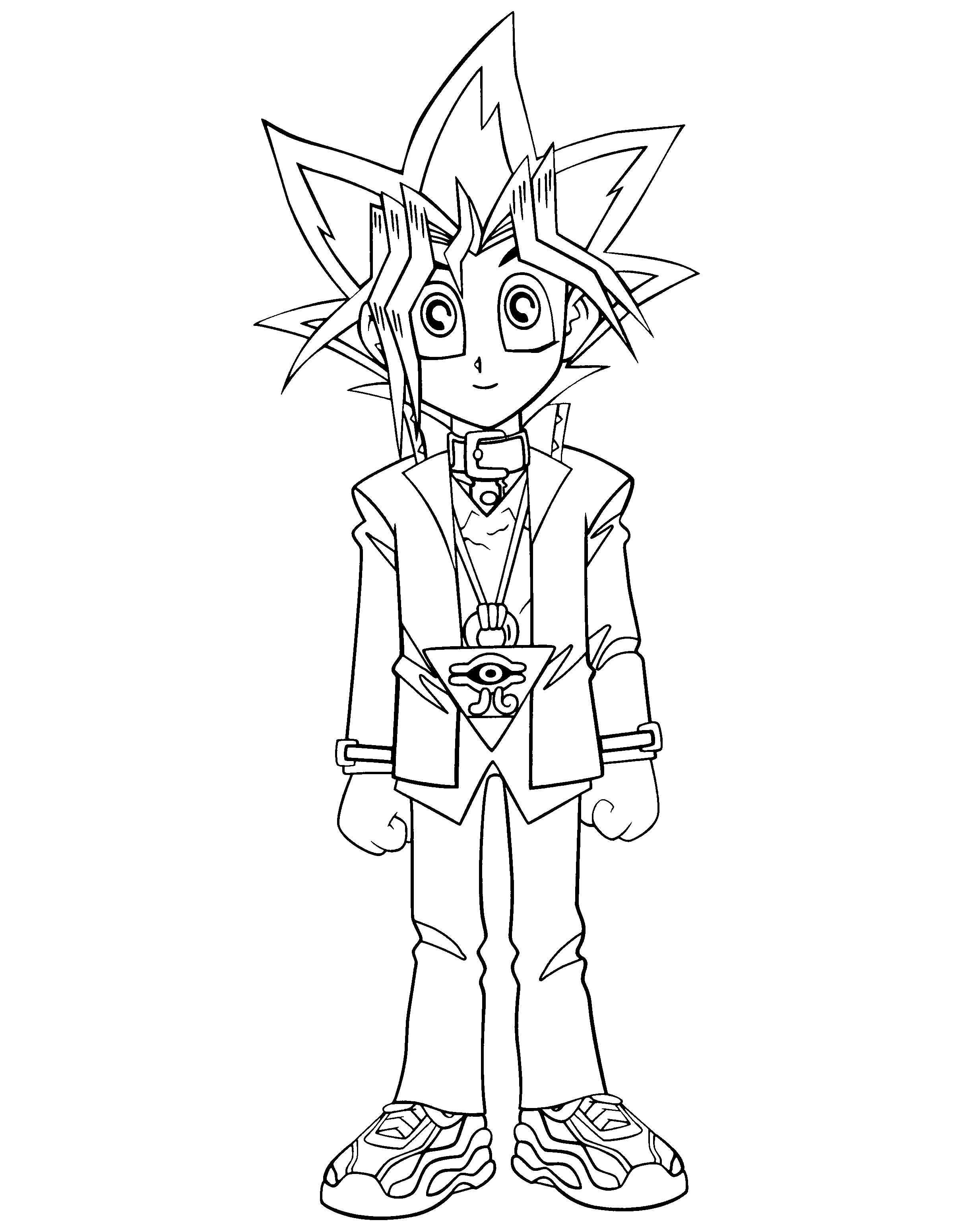 Yugi Coloring Pages Coloring Pages 