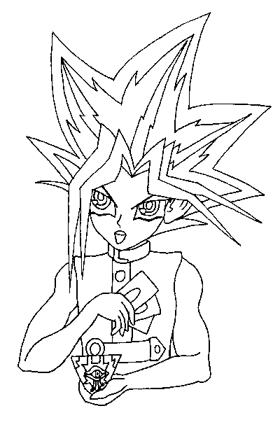 Coloring page: Yu-Gi-Oh! (Cartoons) #53050 - Free Printable Coloring Pages