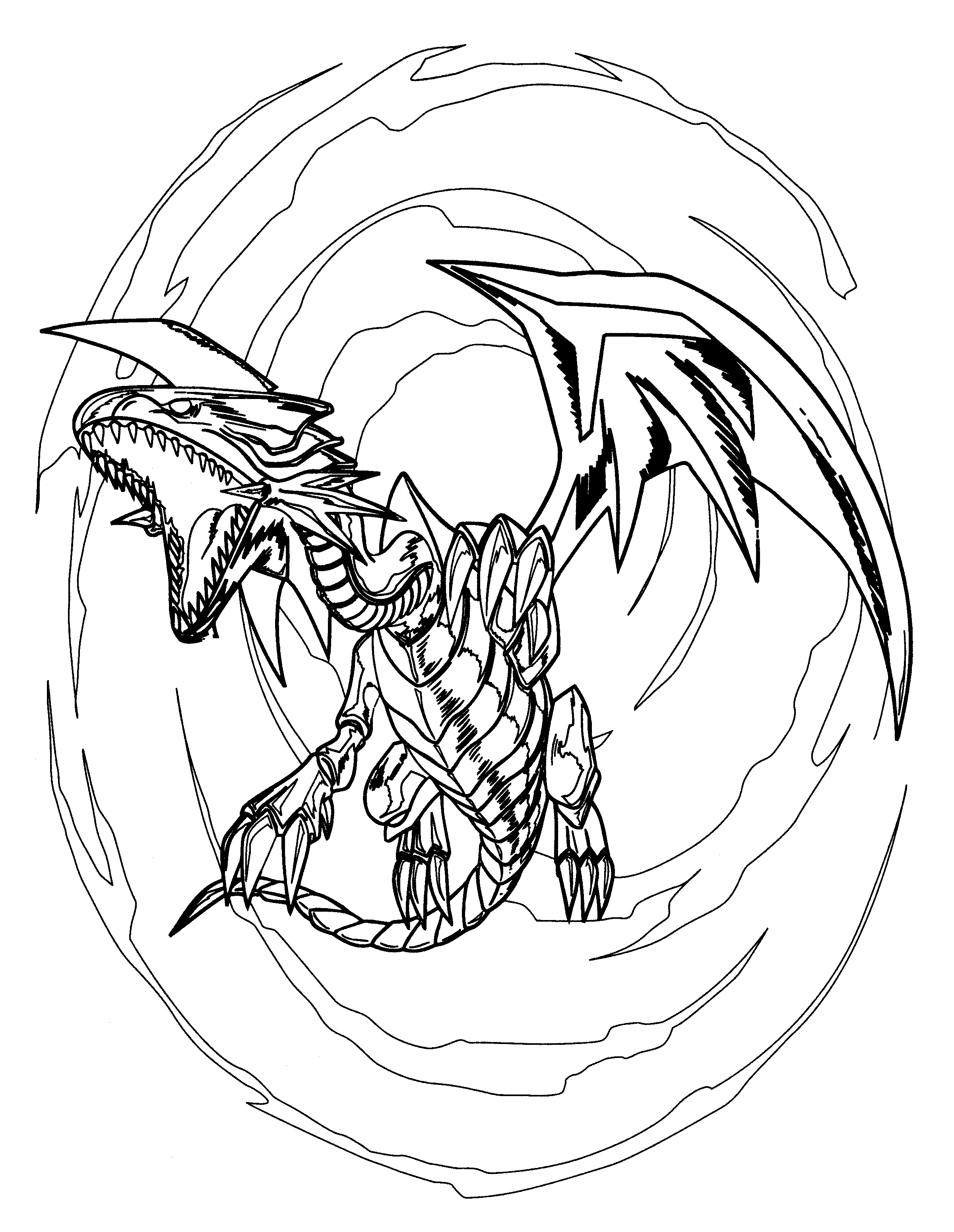 Coloring page: Yu-Gi-Oh! (Cartoons) #53052 - Free Printable Coloring Pages