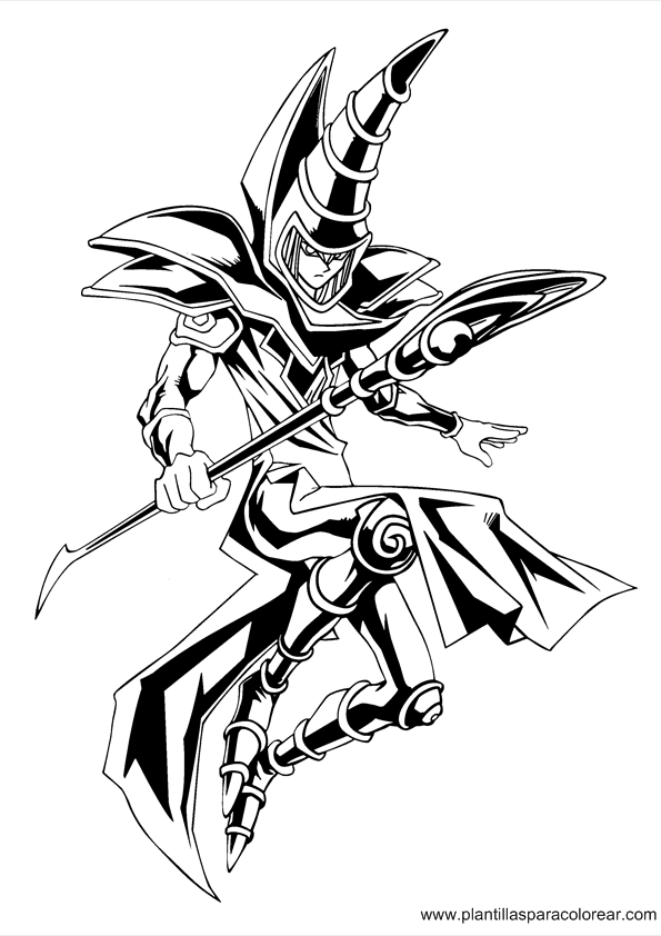 Coloring page: Yu-Gi-Oh! (Cartoons) #53053 - Free Printable Coloring Pages
