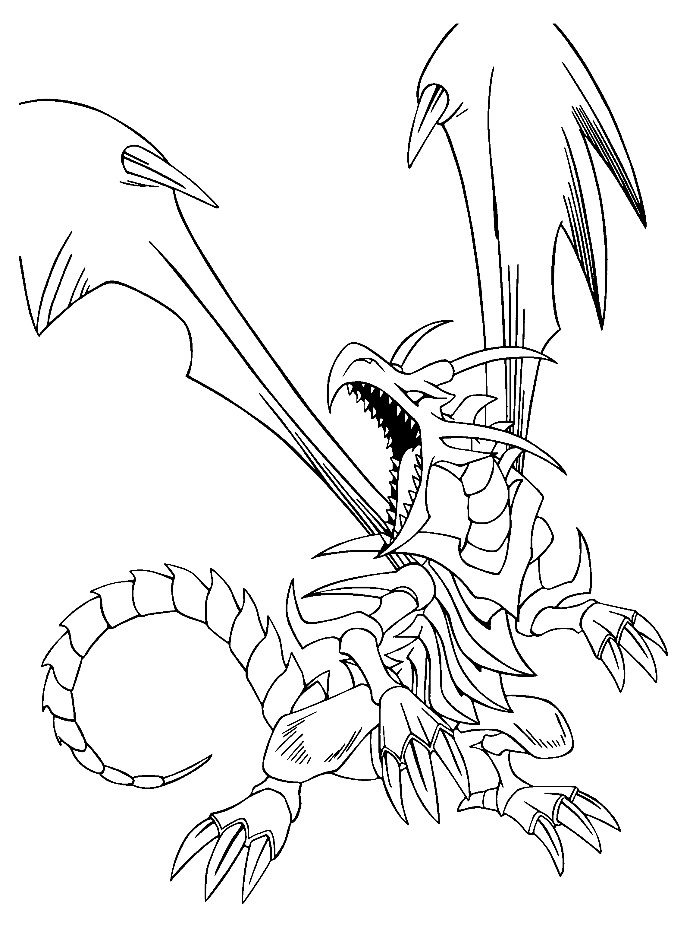 Coloring page: Yu-Gi-Oh! (Cartoons) #53063 - Free Printable Coloring Pages