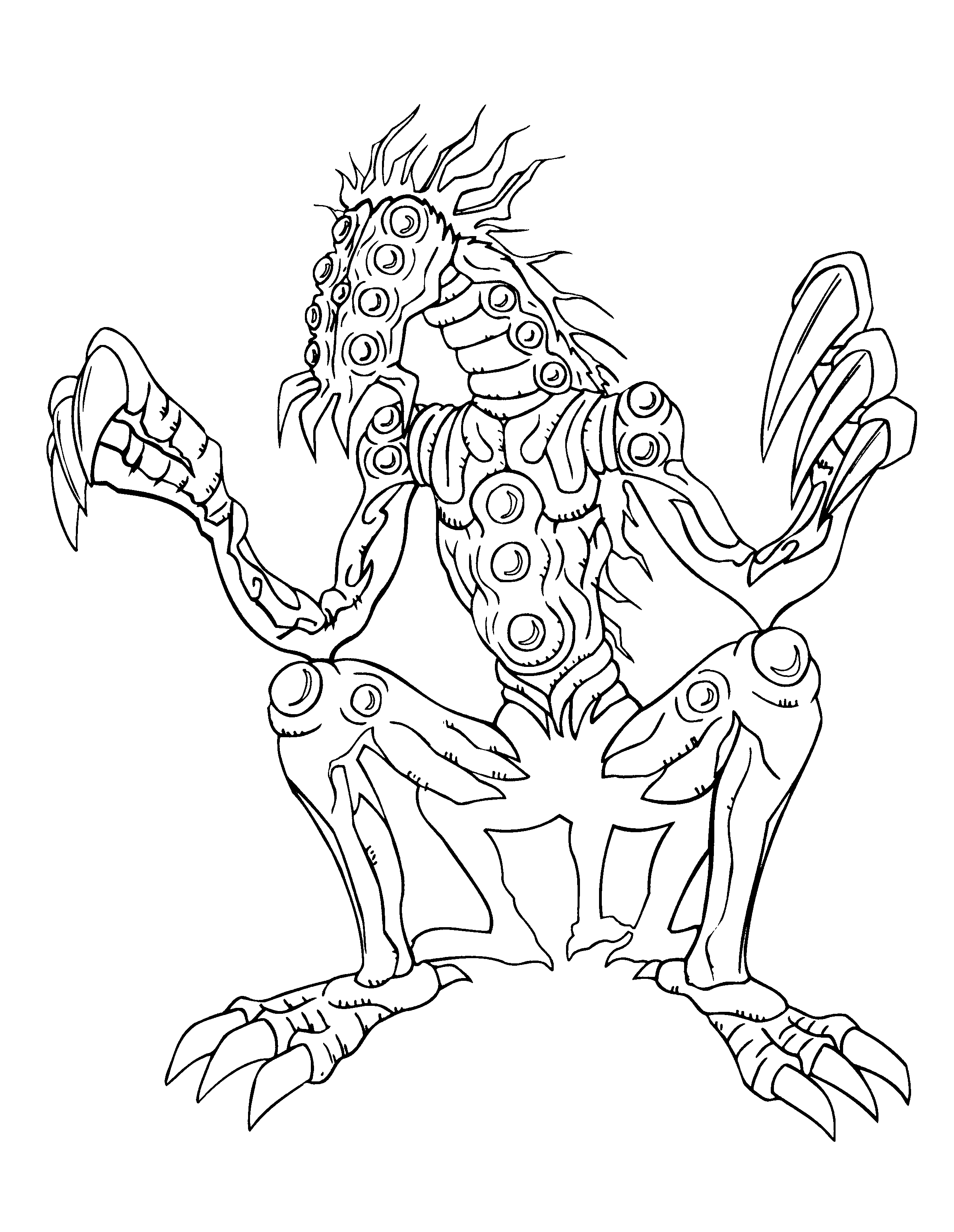 Coloring page: Yu-Gi-Oh! (Cartoons) #53068 - Free Printable Coloring Pages