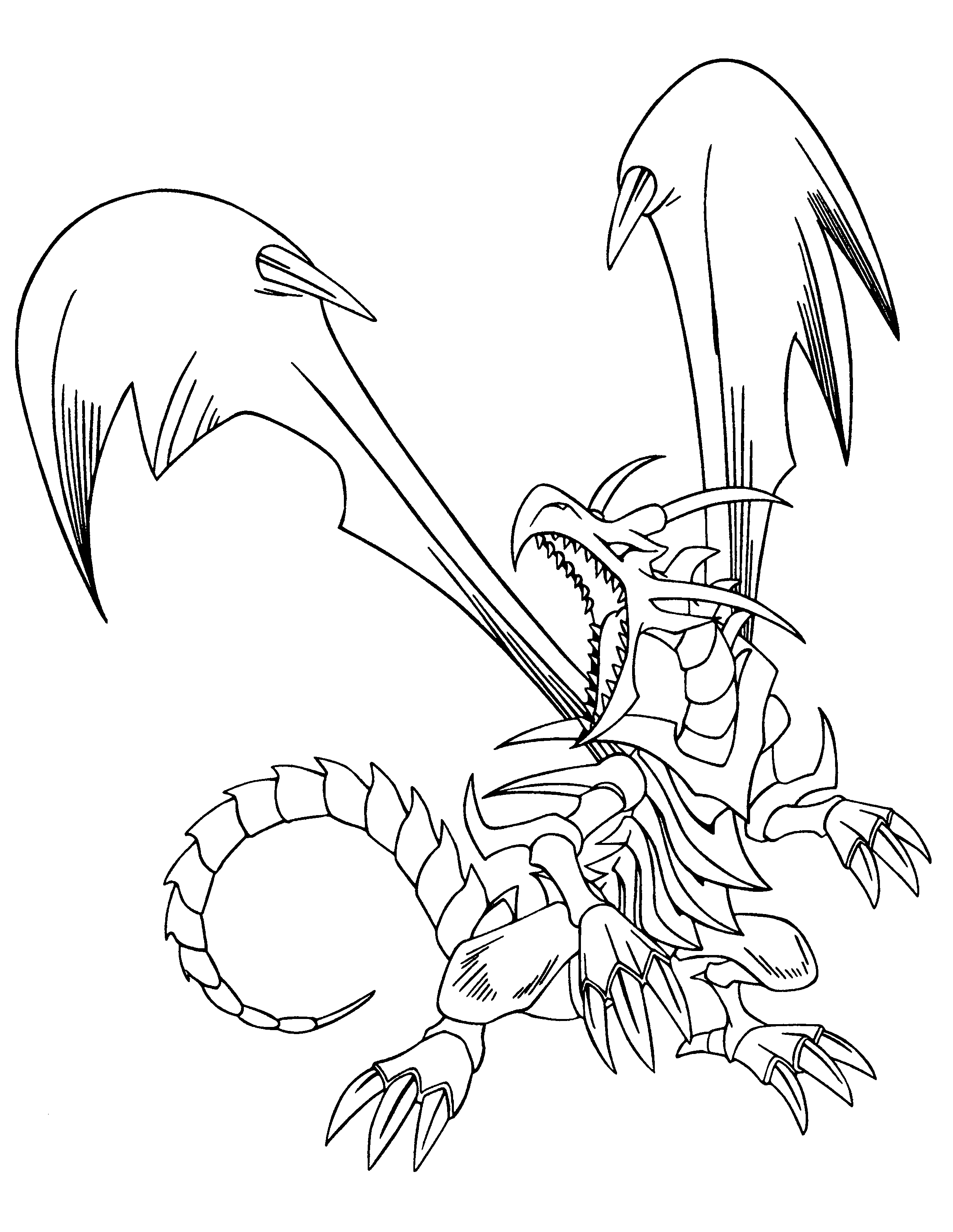 Coloring page: Yu-Gi-Oh! (Cartoons) #53079 - Free Printable Coloring Pages