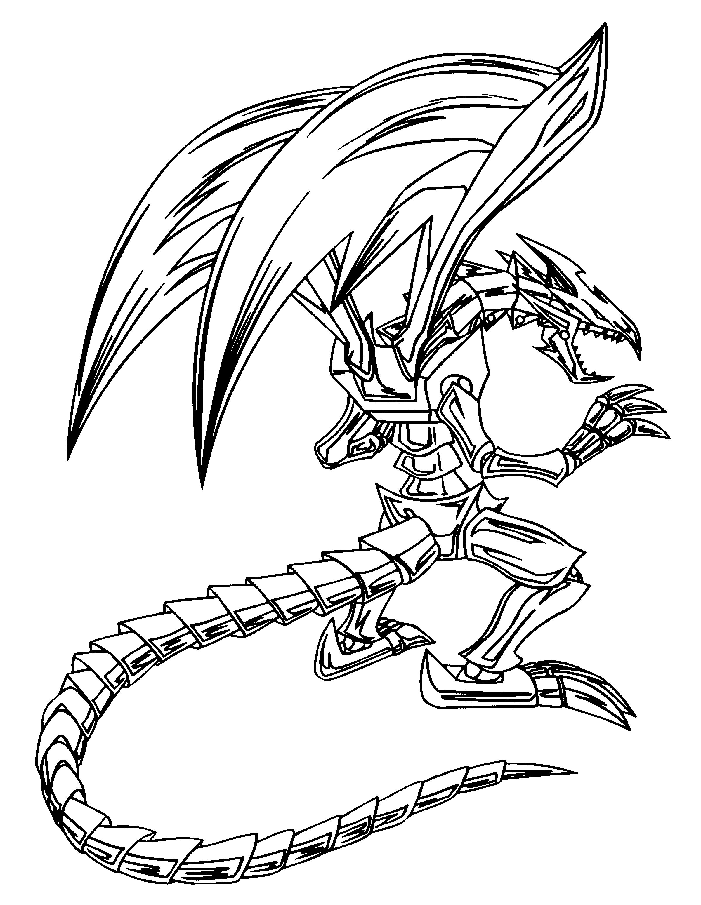 Drawing Yu Gi Oh 20 Cartoons – Printable coloring pages