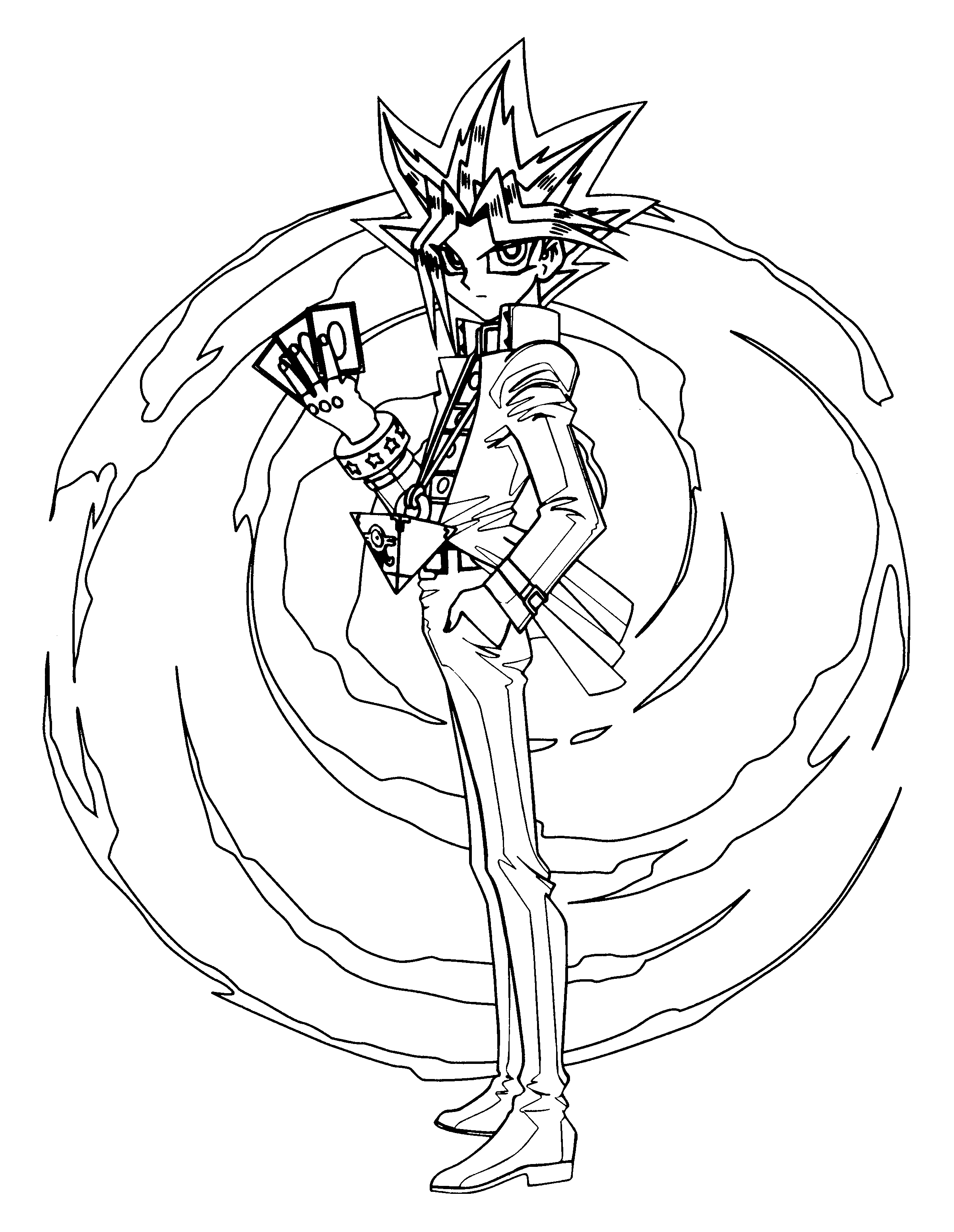 Coloring page: Yu-Gi-Oh! (Cartoons) #53087 - Free Printable Coloring Pages