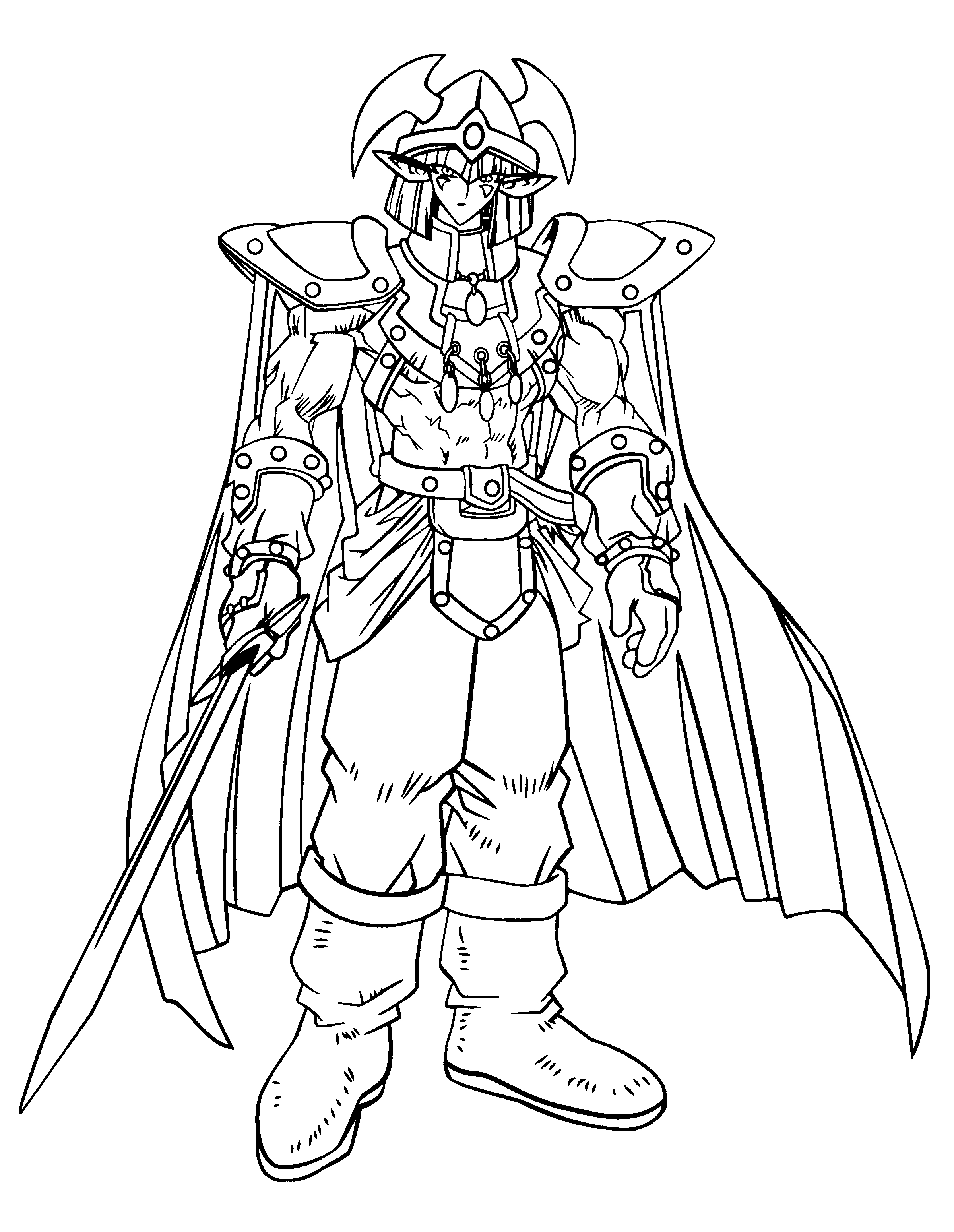 Coloring page: Yu-Gi-Oh! (Cartoons) #53099 - Free Printable Coloring Pages