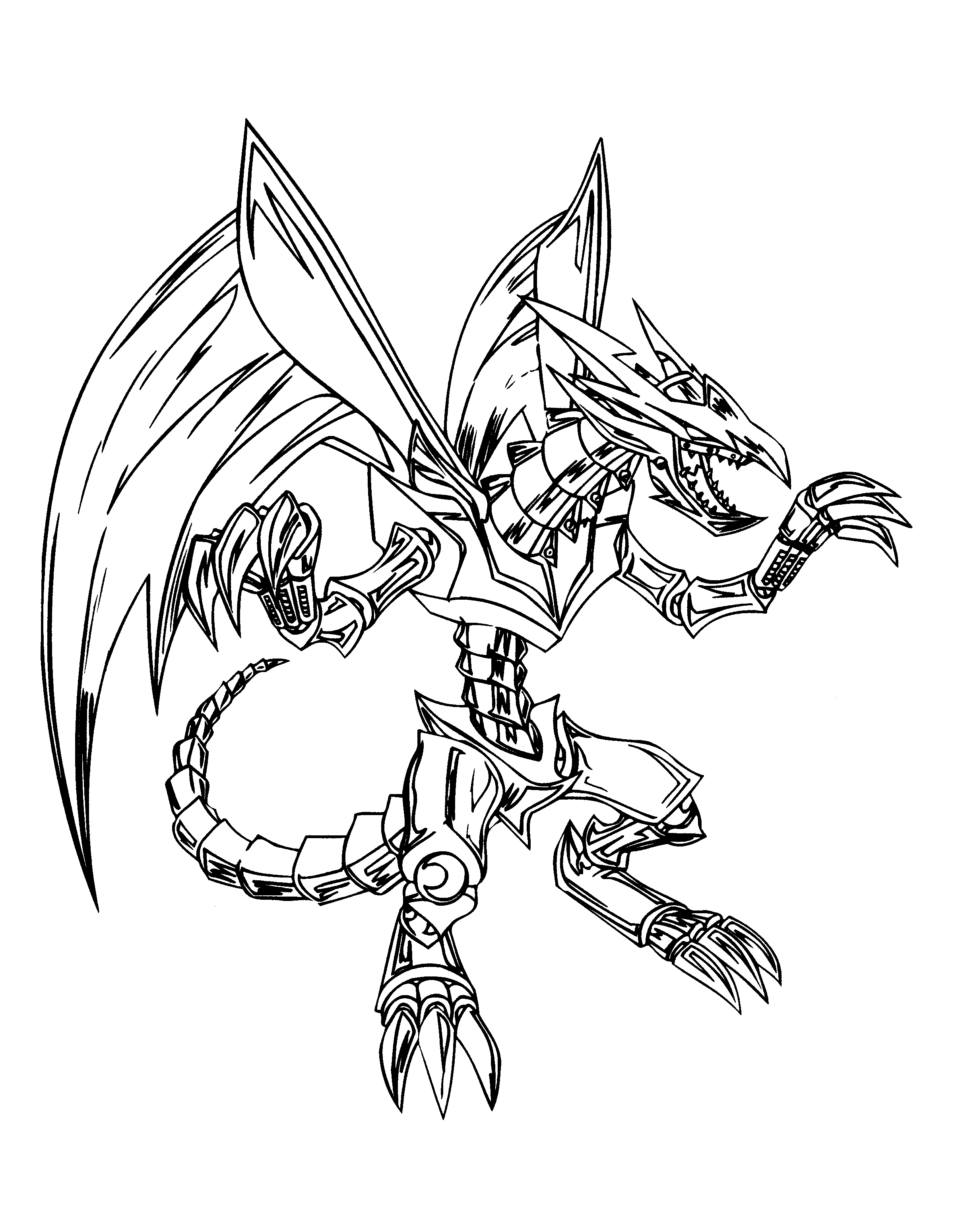 Coloring page: Yu-Gi-Oh! (Cartoons) #53100 - Free Printable Coloring Pages